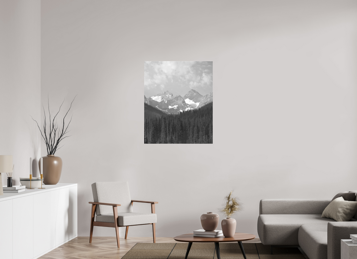 80 x 96.3 cm, B&W Baseline, No Frame, Rails. The Fist