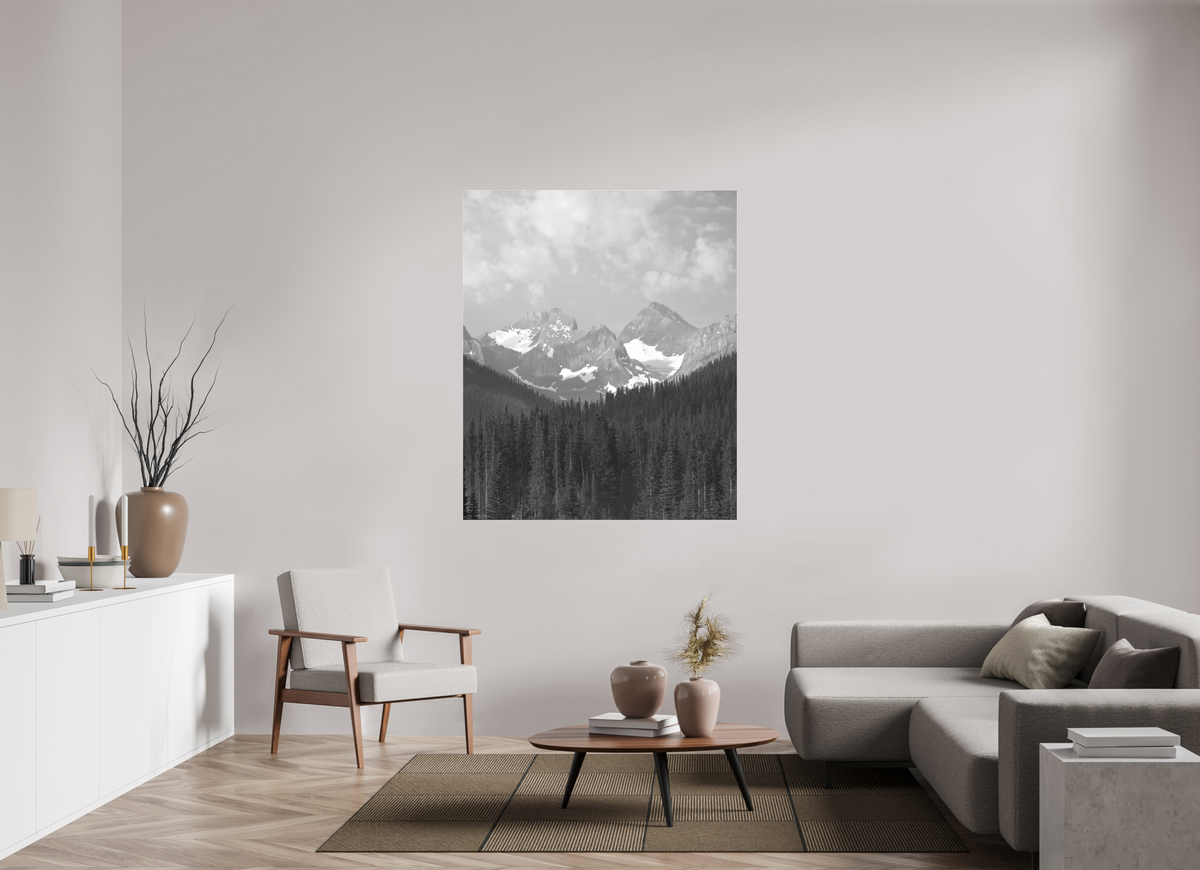 120 x 144.4 cm, B&W Baseline, No Frame, Rails. The Fist