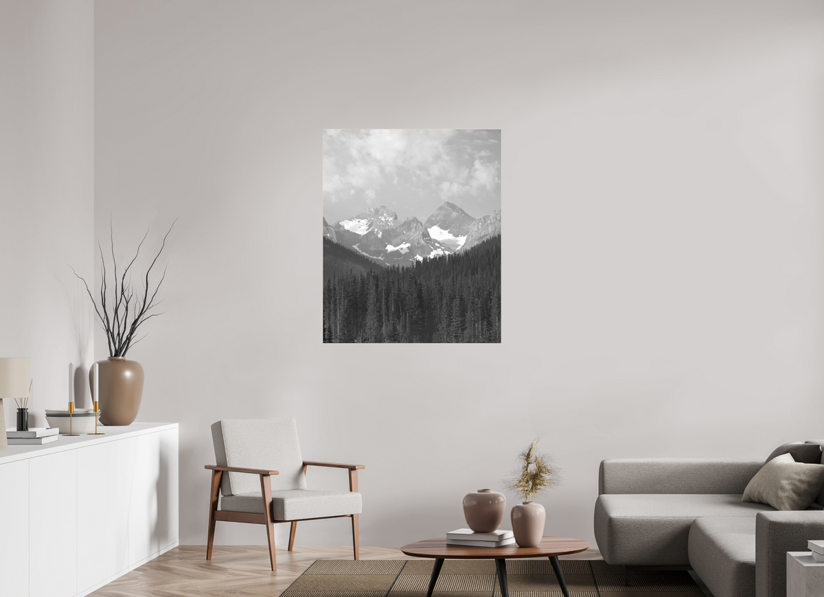 90 x 108.3 cm, B&W Baseline, No Frame, Rails. The Fist